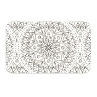 Тархонг Коврик под миски Boho Medallion бежевый с рисунком, 48*29 см, TarHong
