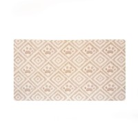 Тархонг Коврик под миски Paw Ikat бежевый с лапками, 48*29 см, TarHong