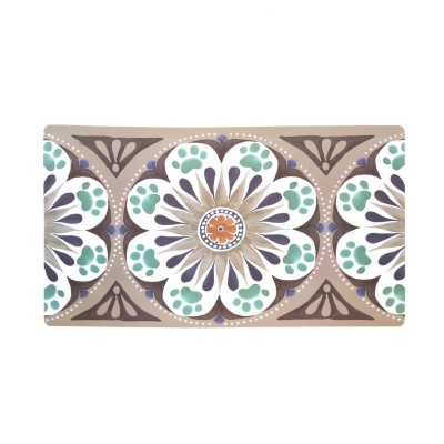 Тархонг Коврик под миски Carmel бежевый с рисунком, 48*29 см, TarHong