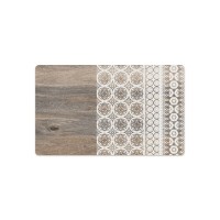 Тархонг Коврик под миски Moroccan Wood древесный с рисунком, 48*29 см, TarHong