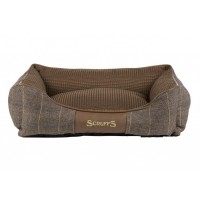 Лежак с бортиками Windsor 50*40*14 см, коричневый, Scruffs (Скрафс)