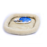 Лежанка Sheepskin под мех ягненка 45*37*6 см, бежевая, DUVO+ (Дуво+)