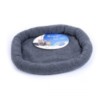 Лежанка Sheepskin под мех ягненка 45*37*6 см, серая, DUVO+ (Дуво+)