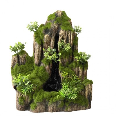 АкваДелла Декорация для аквариума Водопад песочный Moss Rock, 25,5*18*31 см, AquaDella