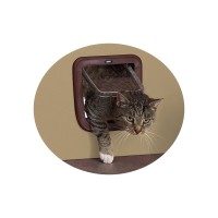 Савик Дверца Basic для кошек и небольших собак 21*22 см, коричневая, Savic