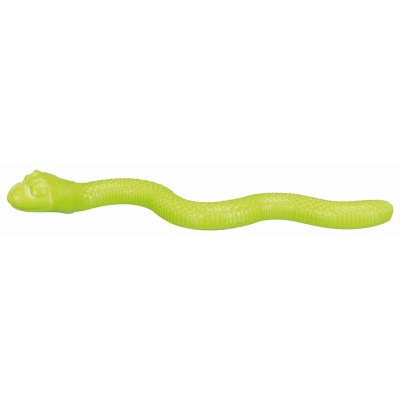 Трикси Игрушка для лакомств и пасты Snack-Snake 42 см, зеленый, Trixie