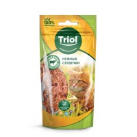 Нежные сердечки для кошек Говядина/Треска 40 г, Triol (Триол)