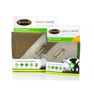 Скрафс Лежак Insect Shield Dog Blanket с пропиткой от блох и клещей, 110*72,5 см , Scruffs