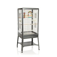 Монтана Клетка-вольер для мелких и средних птиц, грызунов Colorado I, 64*54*154 см тёмно-серая Montana/SkyRus