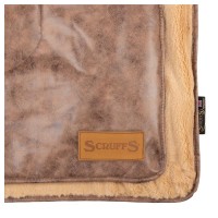 Скрафс Одеяло для животных Knightsbridge экокожа 110*72,5 см шоколадное, Scruffs