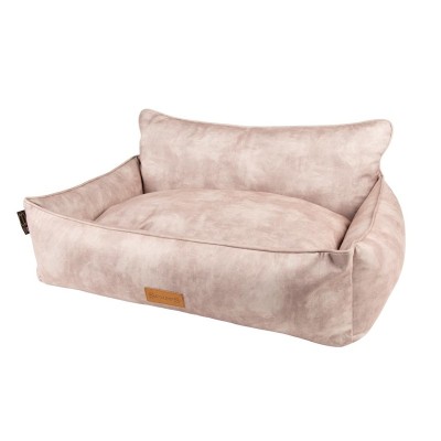 Лежак с бортиками Kensington 90*70*24 см, бежевый, экозамша, Scruffs (Скрафс)