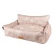 Лежак с бортиками Kensington 90*70*24 см, бежевый, экозамша, Scruffs (Скрафс)