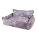 Лежак с бортиками Kensington 90*70*24 см, серый, экозамша, Scruffs (Скрафс)