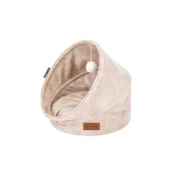 Домик-пещера Knightsbridge Cat Cave 44*44*48 см, бежевый, экозамша, Scruffs (Скрафс)