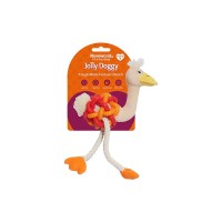 Роузвуд Игрушка для собак Страус бежево-оранжевый серия Jolly Doggy Multi Texture, 30 см, Rosewood
