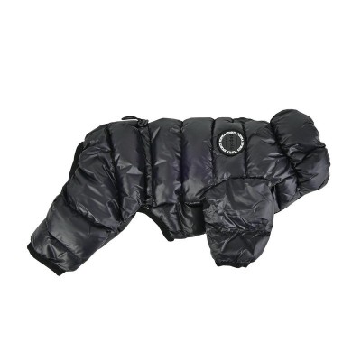 Паппи Комбинезон Jumpesuit B для собак универсальный сверхлегкий черный, XL, шея 38 см, грудь 58 см, длина по спинке 41 см, Puppia