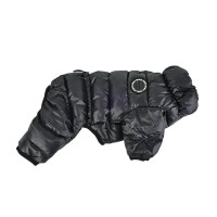 Паппи Комбинезон Jumpesuit B для собак универсальный сверхлегкий черный, XXL, шея 40 см, грудь 70 см, длина по спинке 45 см, Puppia