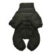 Паппи Комбинезон Soft Onesie для собак со встроенной шлейкой универсальный сверхлегкий хаки, XXL, шея 40 см, грудь 60 см, длина по спинке 42 см, Puppia