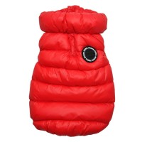 Паппи Жилет сверхлегкий Ultra Light Vest A красный, S, обхват шеи 28 см, груди 36 см, длина спины 22 см, Puppia