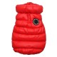 Паппи Жилет сверхлегкий Ultra Light Vest A красный, XXL, обхват шеи 44 см, груди 66 см, длина спины 42 см, Puppia