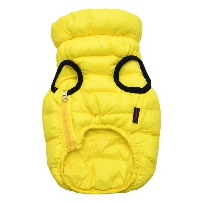 Паппи Жилет сверхлегкий Ultra Light Vest B желтый, M, обхват шеи 28 см, груди 42 см, длина спины 27 см, Puppia