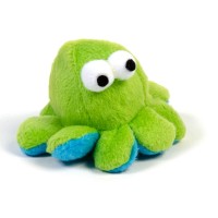 Эби Игрушка для кошек мягкая Осьминожка с погремушкой 8*4,5 см в ассортименте, Europet Bernina International