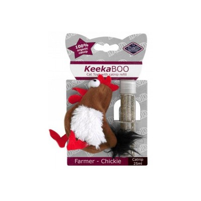 Эби Игрушка для кошек Farmer с кошачьей мятой, Farmer-Chickie 9 см коричневая, Europet Bernina International