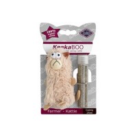 Эби Игрушка для кошек Farmer с кошачьей мятой, Farmer-Kattie 10 см бежевая, Europet Bernina International