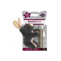 Эби Игрушка для кошек Farmer с кошачьей мятой, Farmer-Pollie 8,5 см серая, Europet Bernina International
