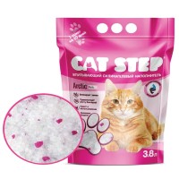 Кет Степ Наполнитель силикагелевый Cat Step Arctic Pink, 3,8 л