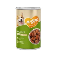 Мнямс Консервы для собак 12*400г, кусочки в соусе, Фитнес (кролик)