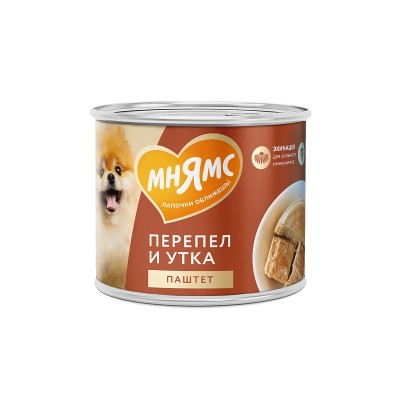 Мнямс Консервы для собак 12*200 г паштет, Здоровые суставы (говядина/ягненок)