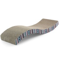 Когтеточка-лежанка с кошачьей мятой Волна, 53*20,5*8,5 см, гофрокартон, Triol (Триол)