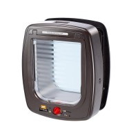 Ферпласт Дверка SWING MICROCHIP, Microchip Large коричневая, Ferplast