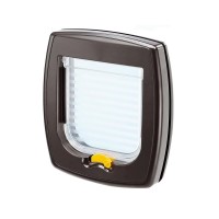Ферпласт Дверка SWING 1 SUPER BASIC, 21,5*5*24 см, коричневая, Ferplast