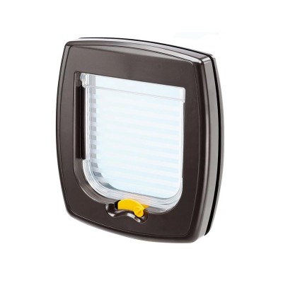 Ферпласт Дверка SWING 1 SUPER BASIC, 21,5*5*24 см, коричневая, Ferplast