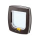 Ферпласт Дверка SWING 1 SUPER BASIC, 21,5*5*24 см, коричневая, Ferplast