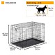 Клетка металлическая двухдверная DOG-INN 90, 93*58*62 см, Ferplast (Ферпласт)