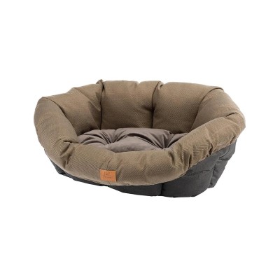 Ферпласт Лежанка Sofa Tweed, коричневая, Sofa 8, размер 85*62*28,5 см, Ferplast