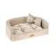 Диван-кровать коллекция Tweed Harris 65, 64*48*17 см, бежевый, Ferplast (Ферпласт)