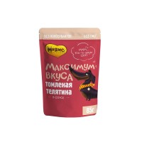 Мнямс Паучи для собак Максимум вкуса томленые кусочки в соусе 24*85 г, телятина