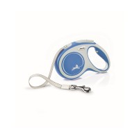 Флекси Рулетка NEW COMFORT для собак до 50 кг, лента 8 м, синий, Flexi