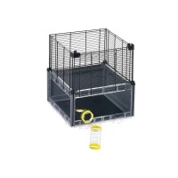 Ферпласт Модуль дополнительный для клеток MULTIPLA HAMSTER для крыши, 37,5*37,5*41 см, серый, Ferplast