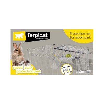 Ферпласт Защитная сетка для вольера клетки PARKHOME, 200*150 см, серый, Ferplast