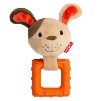 Гигви Игрушка для собак, с пищалкой и ручкой, серия SUPPA PUPPA, 15 см, собачка, GiGwi