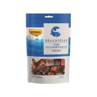 МНЯМС Лакомство для собак Delicatesse, 75 г, Стейк по-скандинавски, лосось