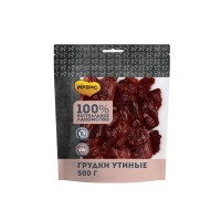 МНЯМС Лакомство для собак Грудки утиные, 500 г