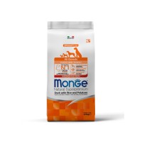 Монже Корм Dog Monoprotein Puppy/Junior для щенков Утка/Рис/Картофель, 2,5 кг, Monge