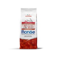 Монже Корм Dog Monoprotein Puppy/Junior для щенков мелких пород Ягненок/Рис, 7,5 кг, Monge