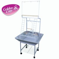 Игровой стенд-присада для крупных и средних птиц 67*64*153 см, металл, Золотая Клетка